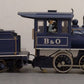 Bachmann 1332 G B&O Royal Blue Line 4-6-0 Steam Locomotive and Tender #1332 VG