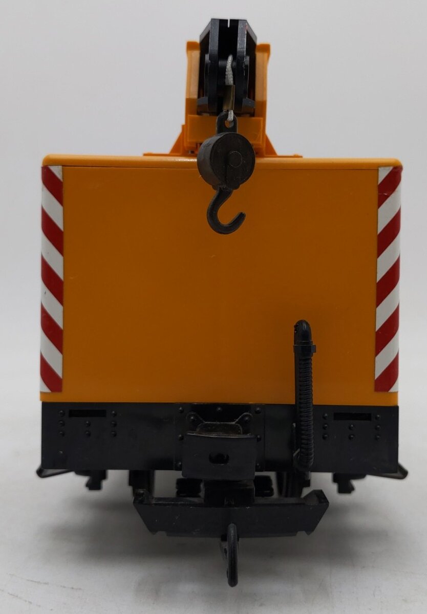 LGB 40420 G Scale Matra Yellow Construction Crane Car EX