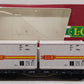LGB 4069 G Scale Flatcar with 2 White LGB Containers EX/Box