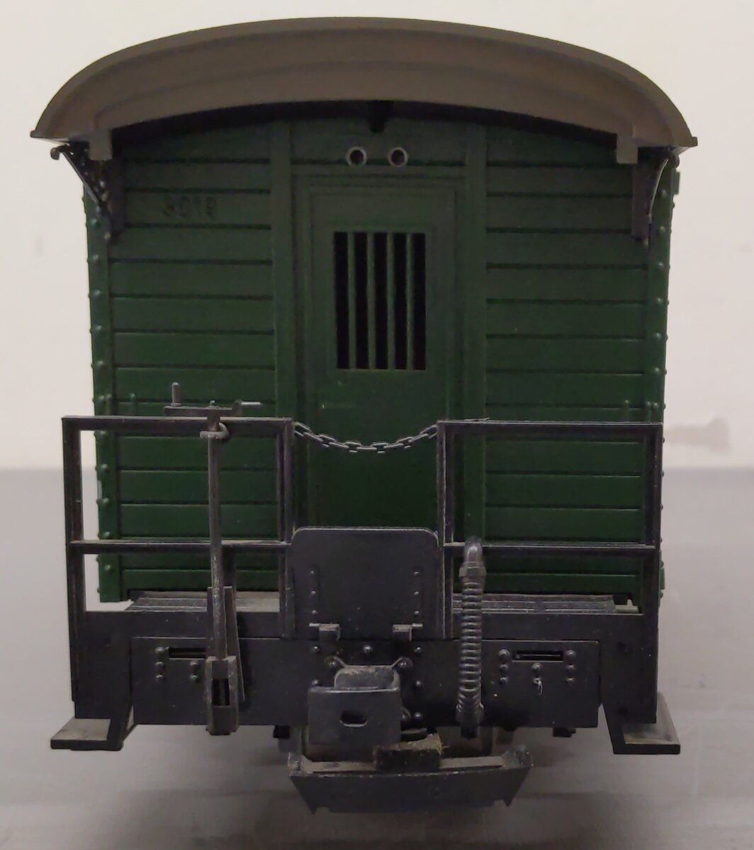 LGB 3019 G Scale Mail Post Car with Lights (Metal Wheels) EX/Box