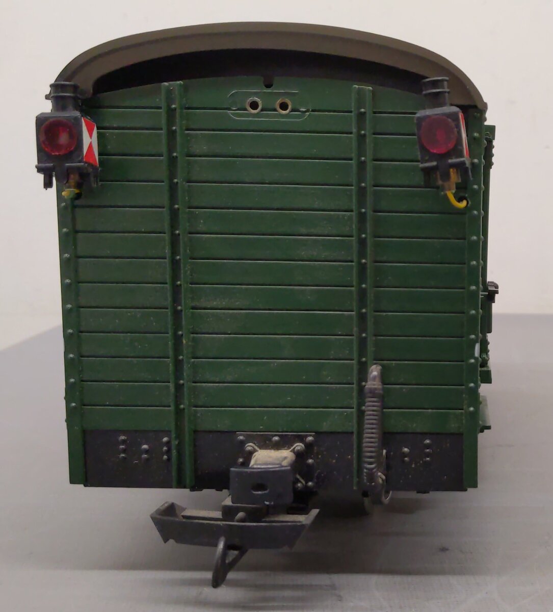 LGB 3019 G Scale Mail Post Car with Lights (Metal Wheels) EX/Box