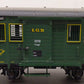 LGB 3019 G Scale Mail Post Car with Lights (Metal Wheels) EX/Box