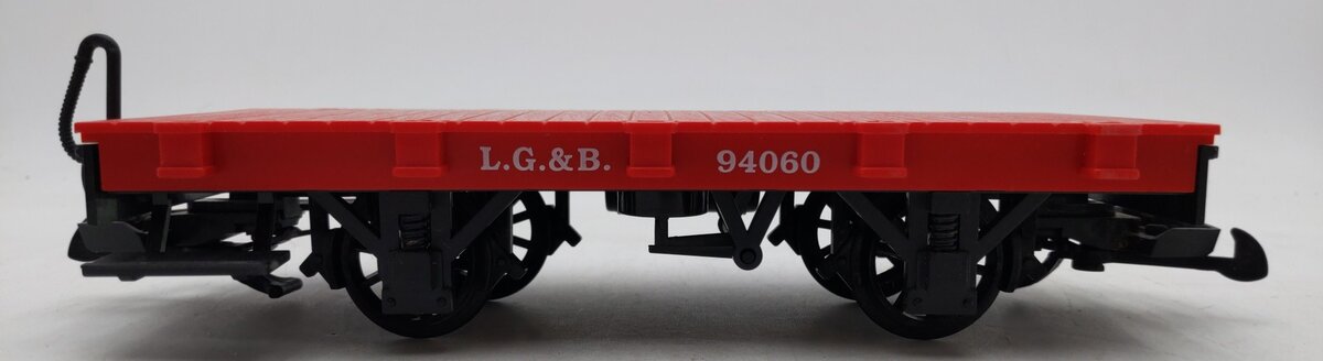 LGB 94060 G Gauge LGB Short Flat Car W/ Stakes EX/Box