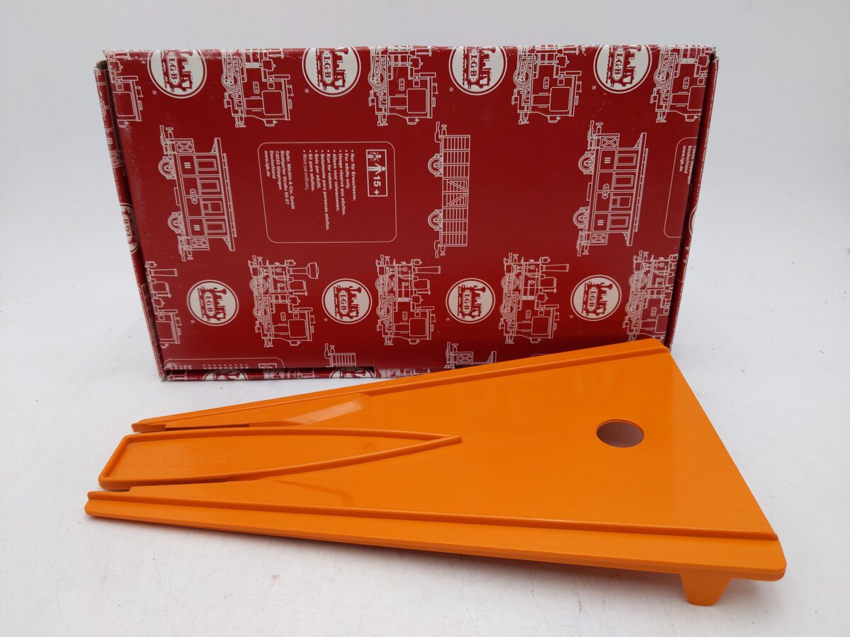 LGB 10020/1020 G Orange Train Car Rerailer Ramp EX/Box