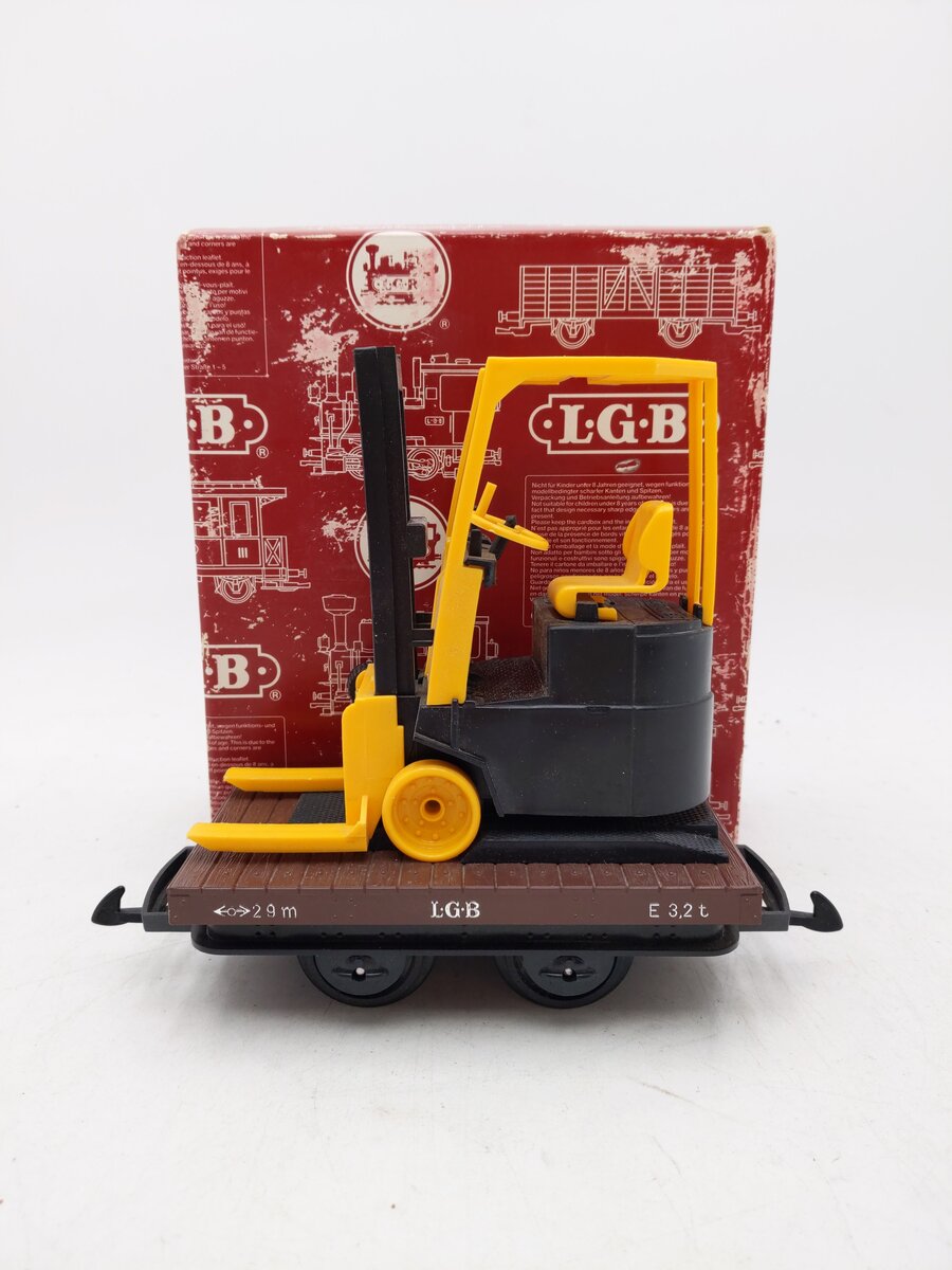 LGB 40510 Field Railroad Forklift Car EX/Box