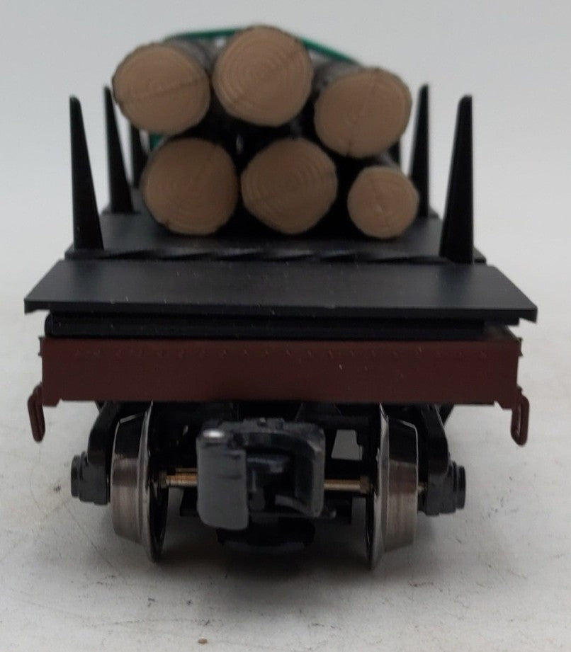 K-Line K713-2011 Southern Operating Log Dump Car #132011 w/Logs EX/Box