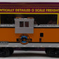 MTH 20-91024 O Gauge Denver & Rio Grande Western Extended Vision Caboose #01500 EX/Box