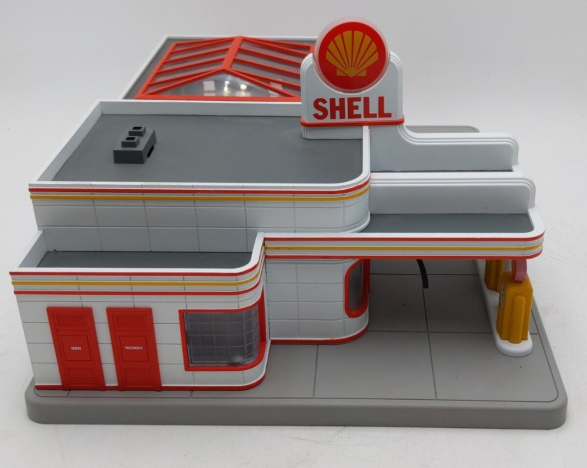 MTH 30-9133 O Shell Operating Gas Station EX/Box