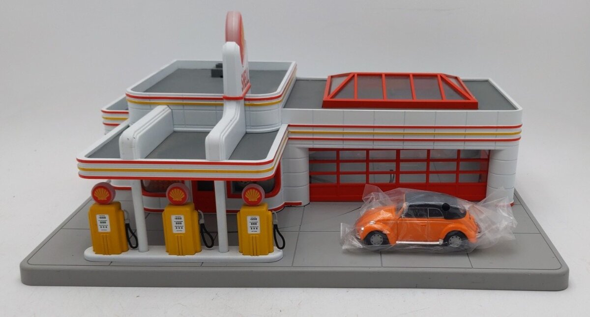 MTH 30-9133 O Shell Operating Gas Station EX/Box