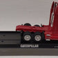 MTH 20-98531 O Gauge Caterpillar Flat Car w/ 2 CAT Rental Store Haulers #200630 EX