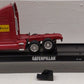 MTH 20-98531 O Gauge Caterpillar Flat Car w/ 2 CAT Rental Store Haulers #200630 EX
