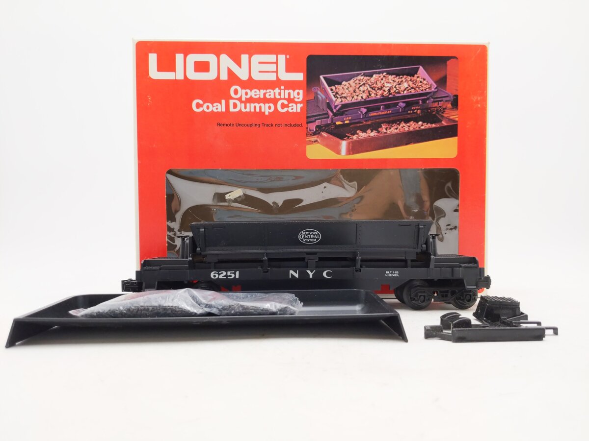 Lionel 6-6251 O Gauge New York Central Coal Dump Car #6251 EX/Box