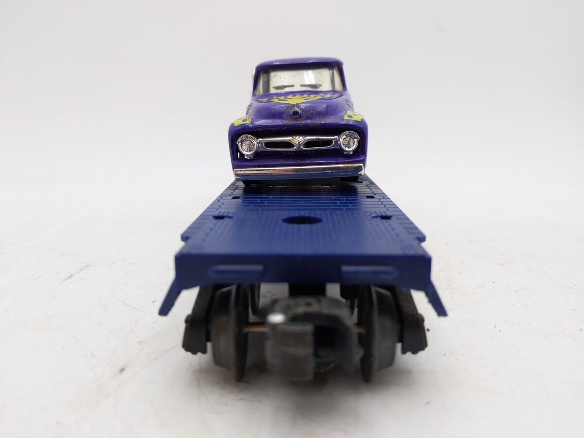 Lionel 6-36056 O Gauge Blue Flatcar w/Ford Truck EX/Box