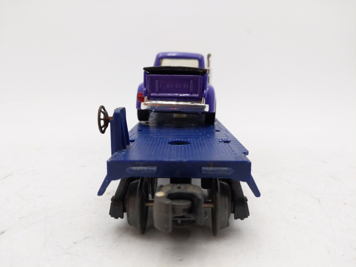 Lionel 6-36056 O Gauge Blue Flatcar w/Ford Truck EX/Box