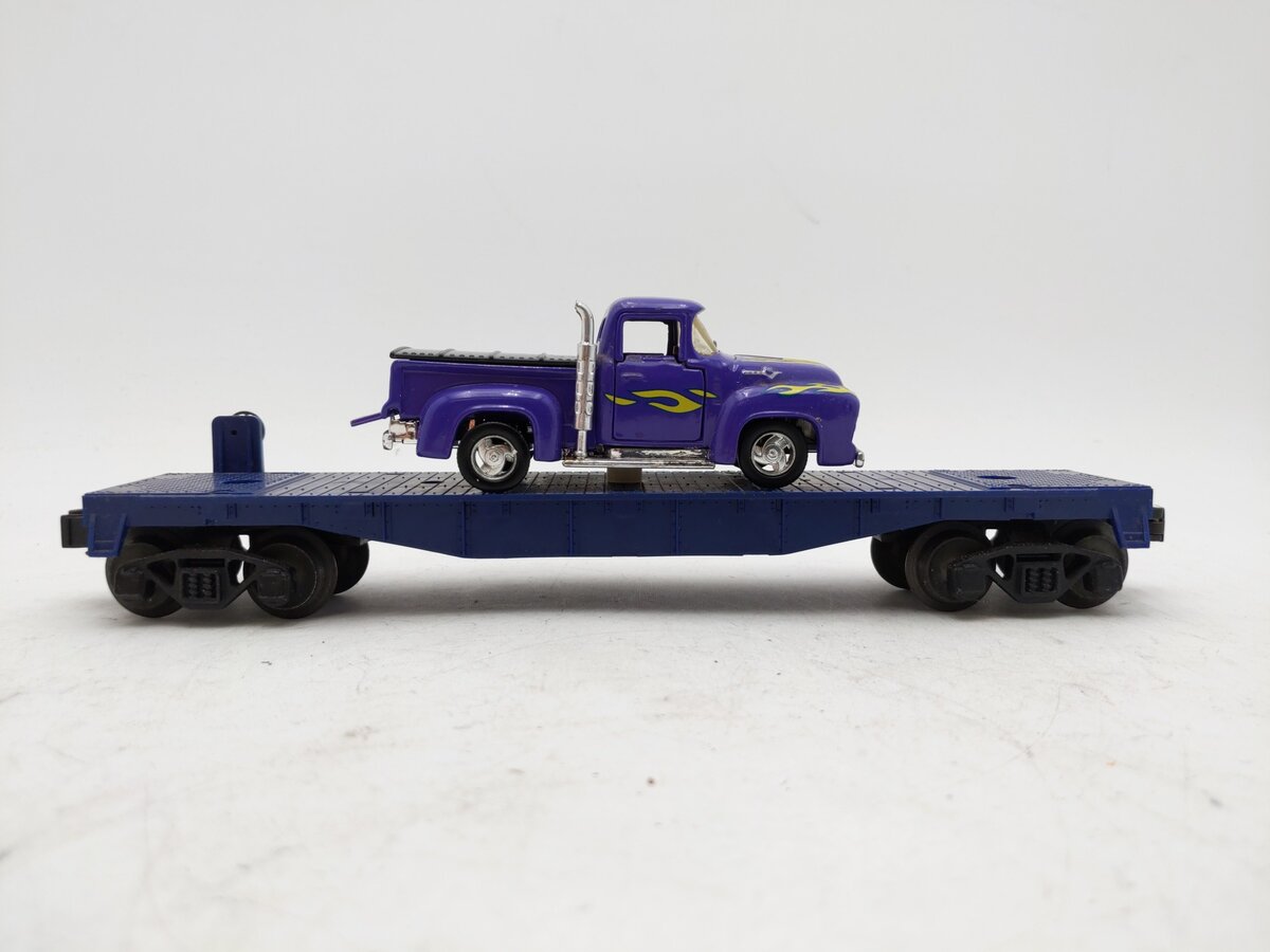 Lionel 6-36056 O Gauge Blue Flatcar w/Ford Truck EX/Box