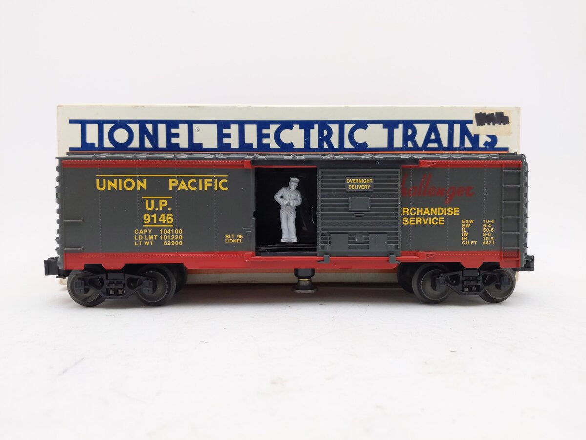 Lionel 6-19821 O Gauge Union Pacific Operating Boxcar #9146 EX/Box