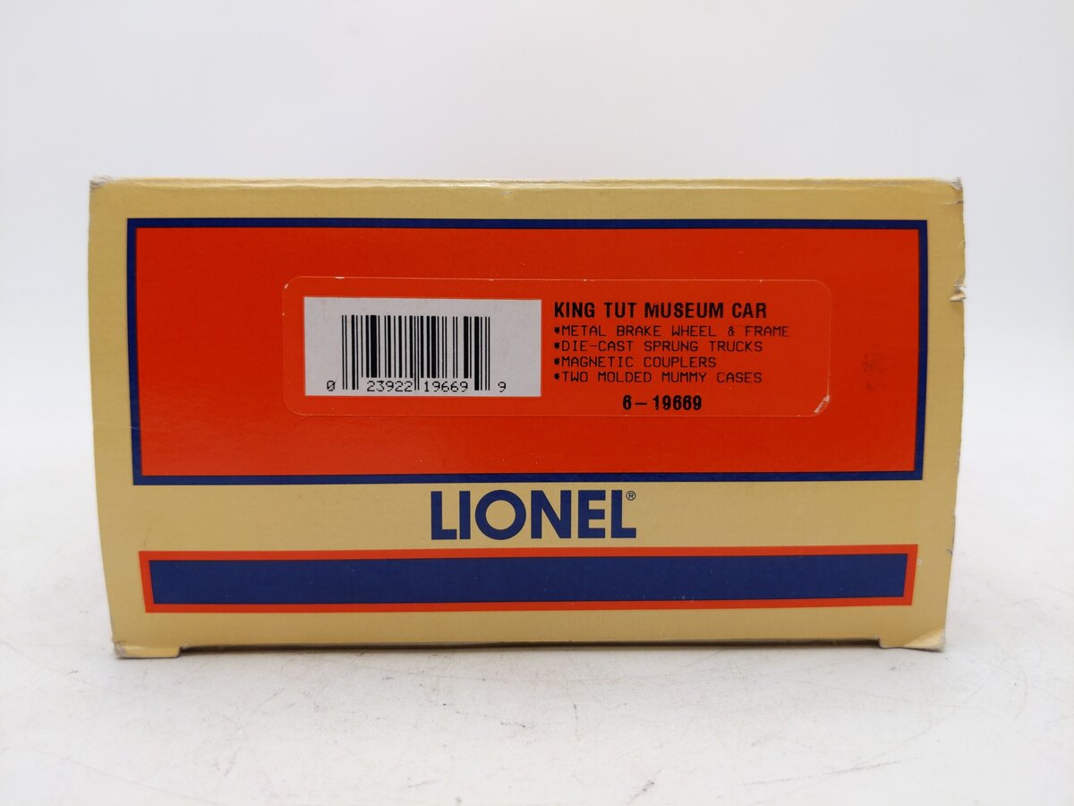 Lionel 6-19669 O Gauge King Tut Museum Car #9660 EX/Box
