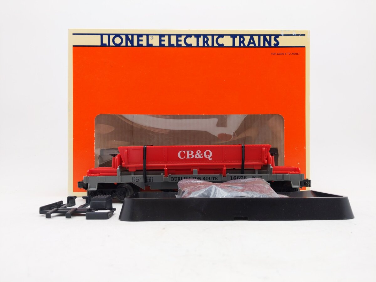 Lionel 6-16676 O Gauge Chicago Burlington & Quincy Coal Dump Car EX/Box