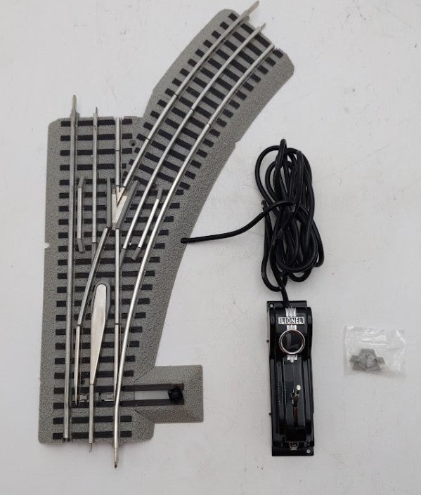 Lionel 6-12046 O Gauge O36 Right Hand Remote-Control FasTrack Switch/Turnout EX/Box