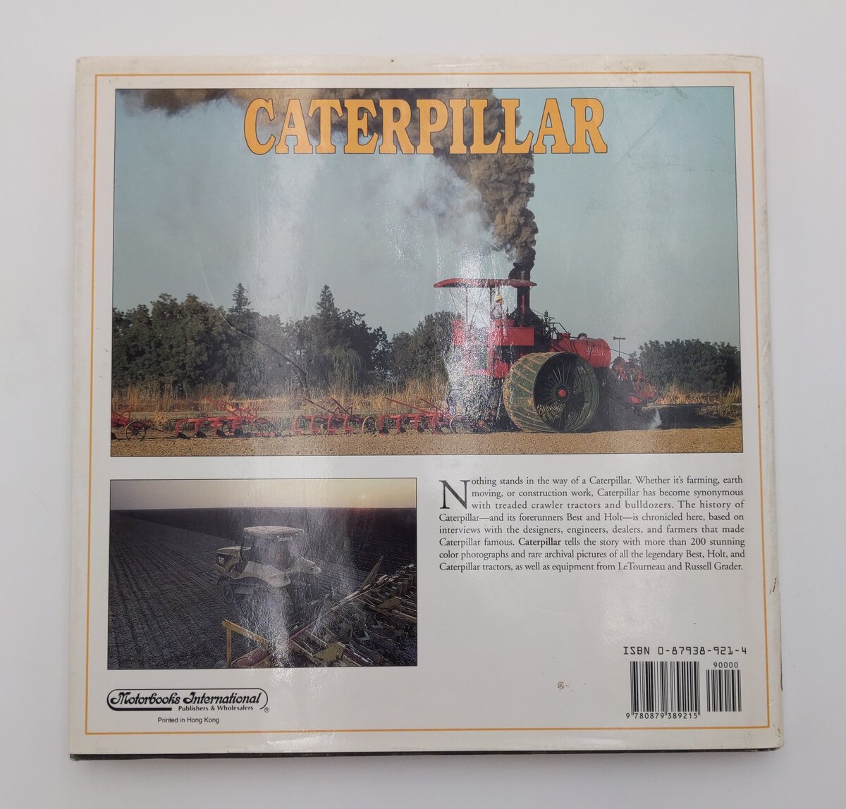 Caterpillar: Farm Tractors, Bulldozers, & Heavy Machinery Hardcover Book EX
