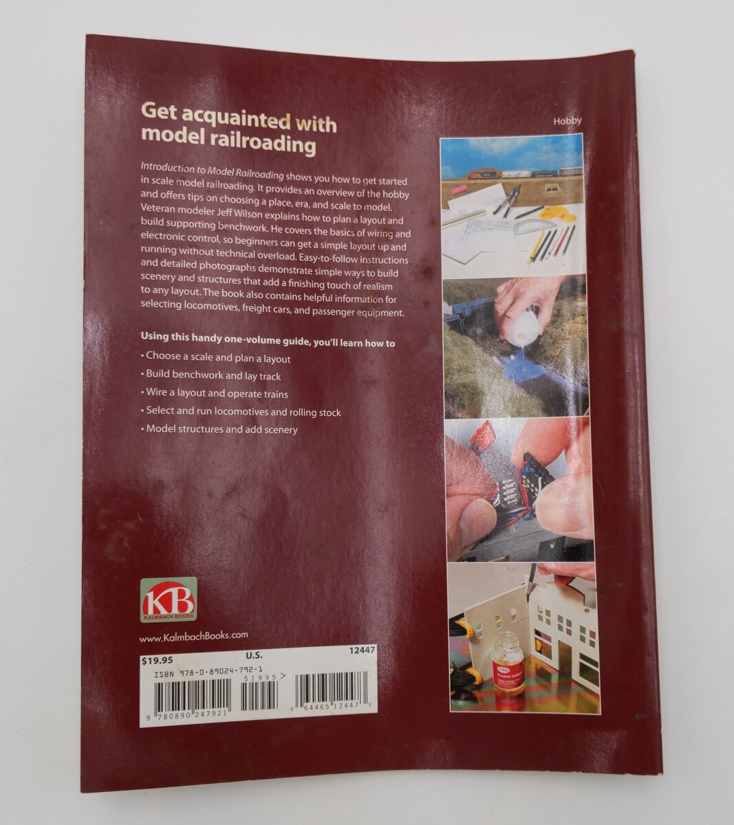 Introduction to Model Railroading Paperback Book By Jeff Wilson EX