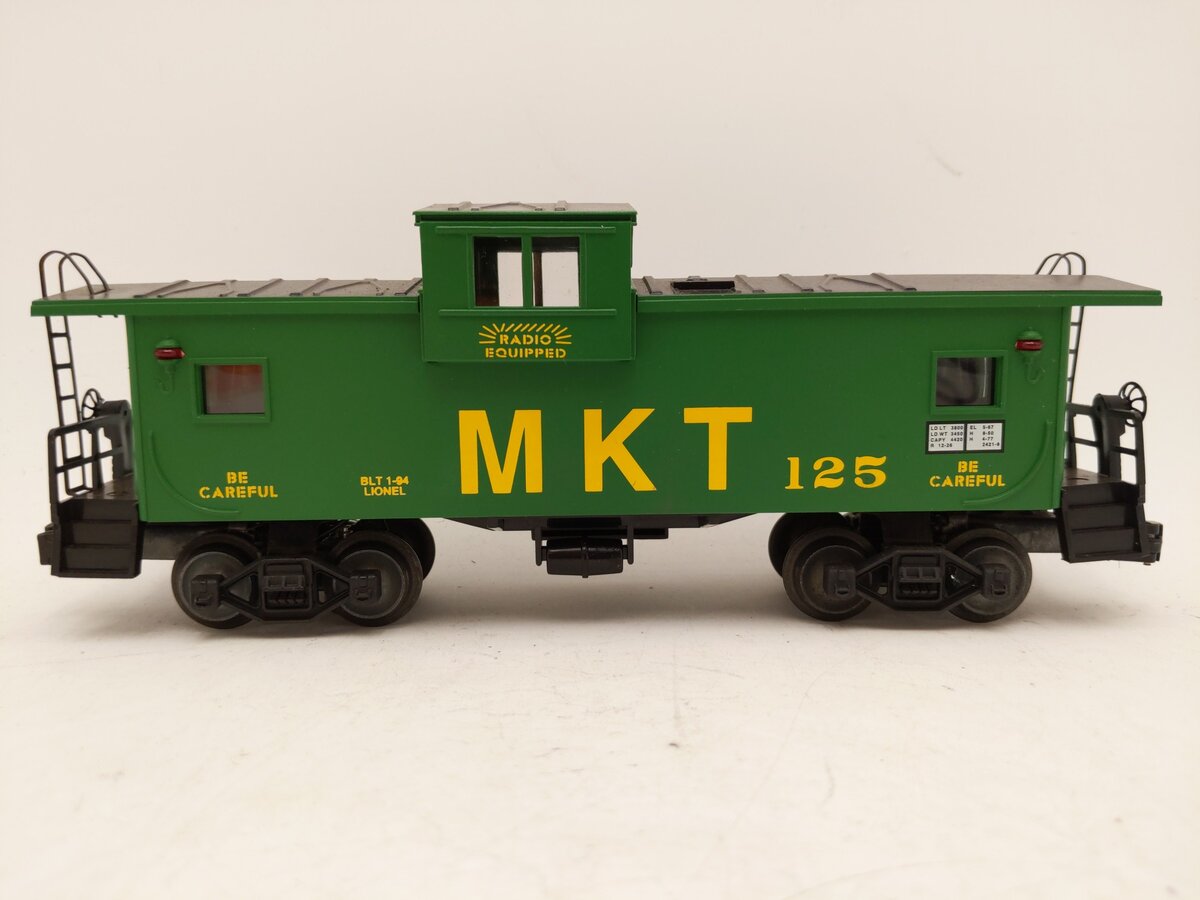 Lionel 6-19724 O Missouri Kansas Texas Extended Vision Caboose #125 EX/Box