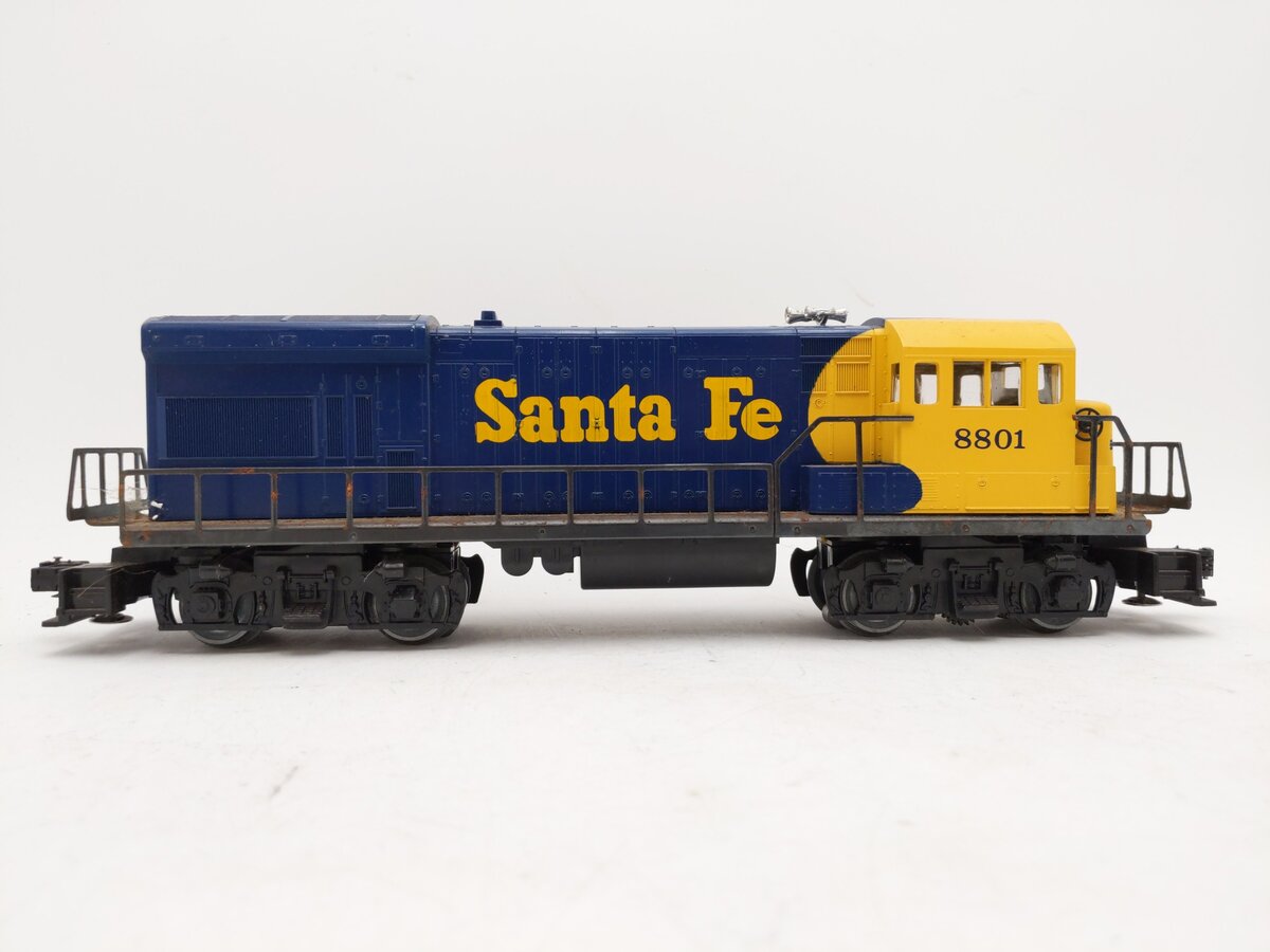 Lionel 6-18801 O Santa Fe U36B Powered Diesel Locomotive #8801 VG/Box
