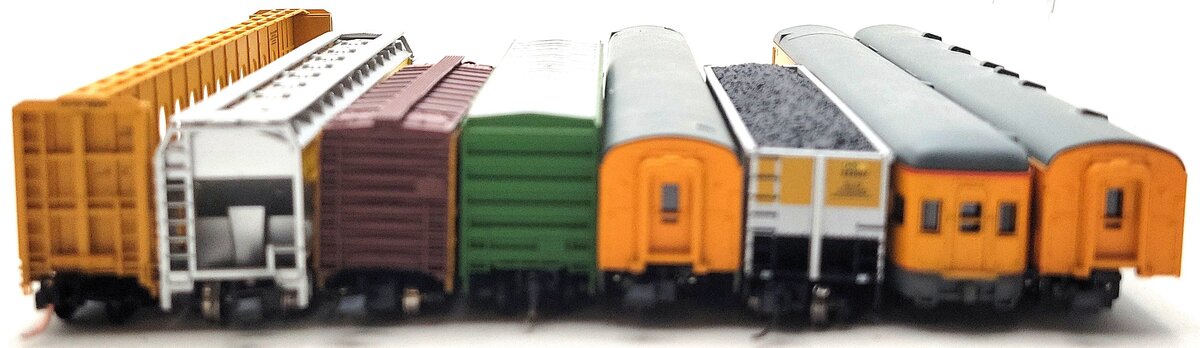 Athearn, Micro-Trains, & Other N Scale Assorted Freight & Passenger Cars [8] EX/Box