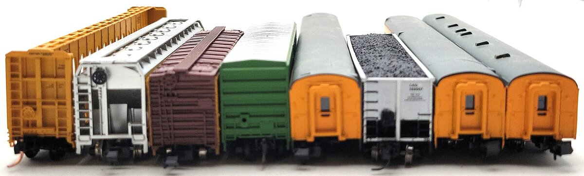 Athearn, Micro-Trains, & Other N Scale Assorted Freight & Passenger Cars [8] EX/Box