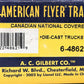 American Flyer 6-48621 S Gauge Canadian National Covered Hopper LN/Box