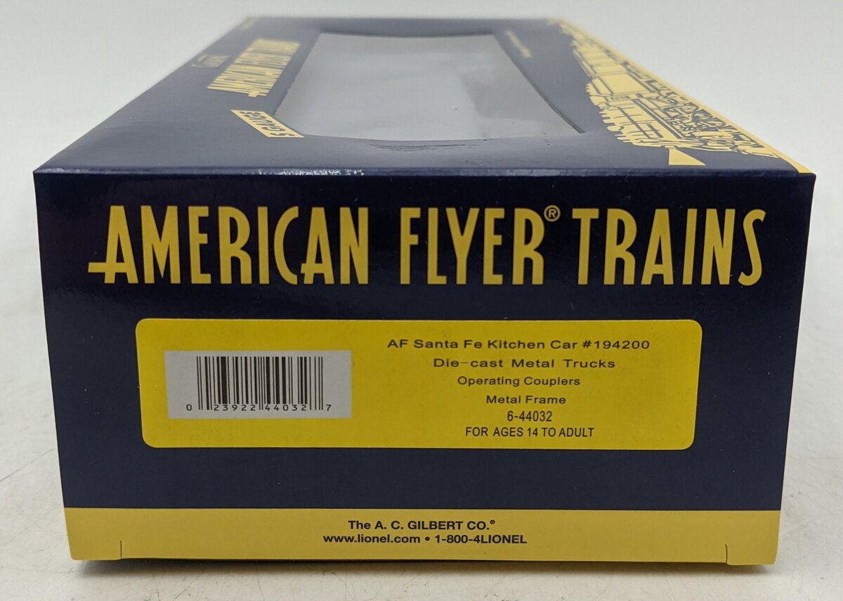 American Flyer 6-44032 S Santa Fe Kitchen Car #194200