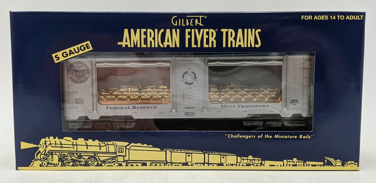 American Flyer 6-48848 S Gauge San Francisco Federal Reserve Mint Car NIB
