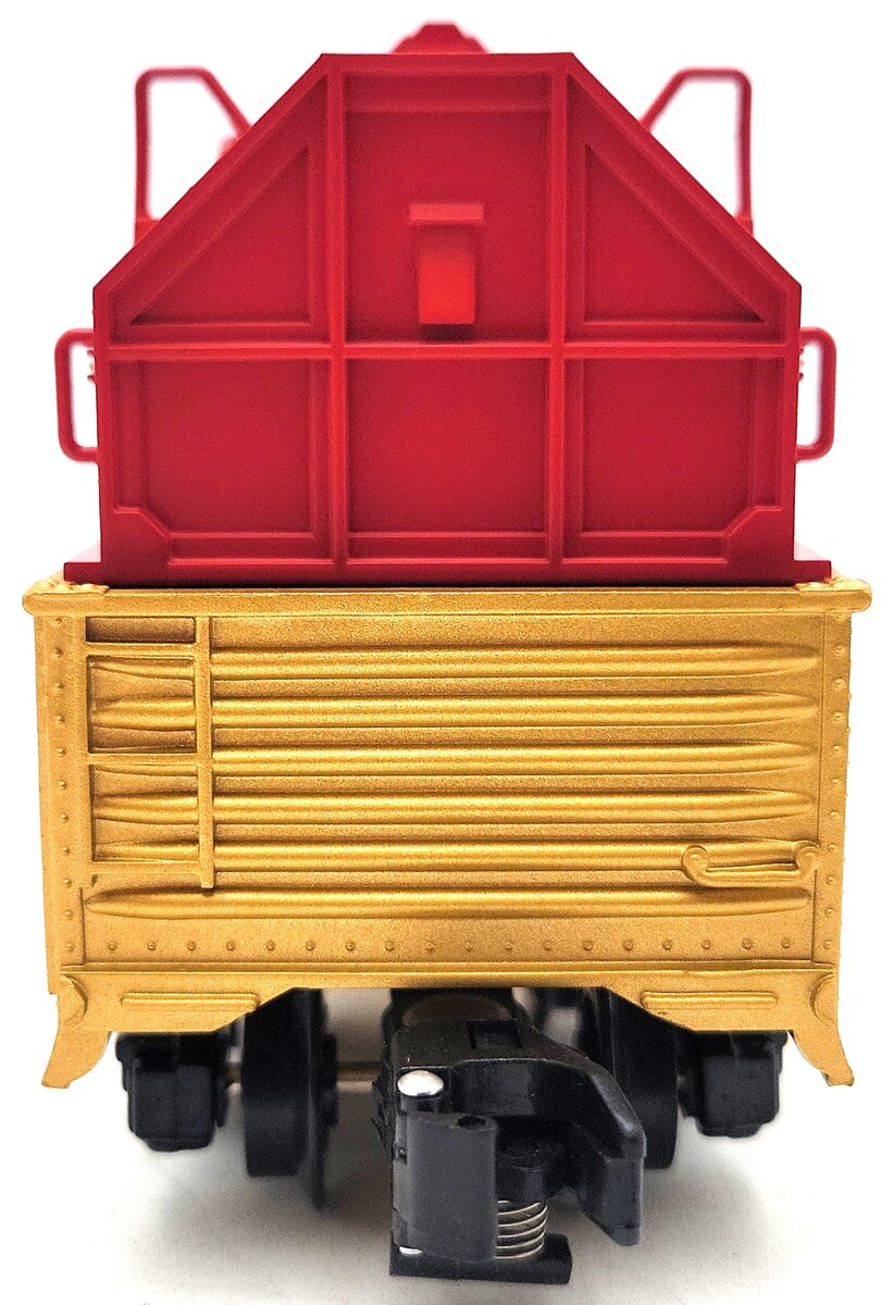 American Flyer 6-48572 S Gauge Naughty or Nice Gondola with Coil Covers LN/Box