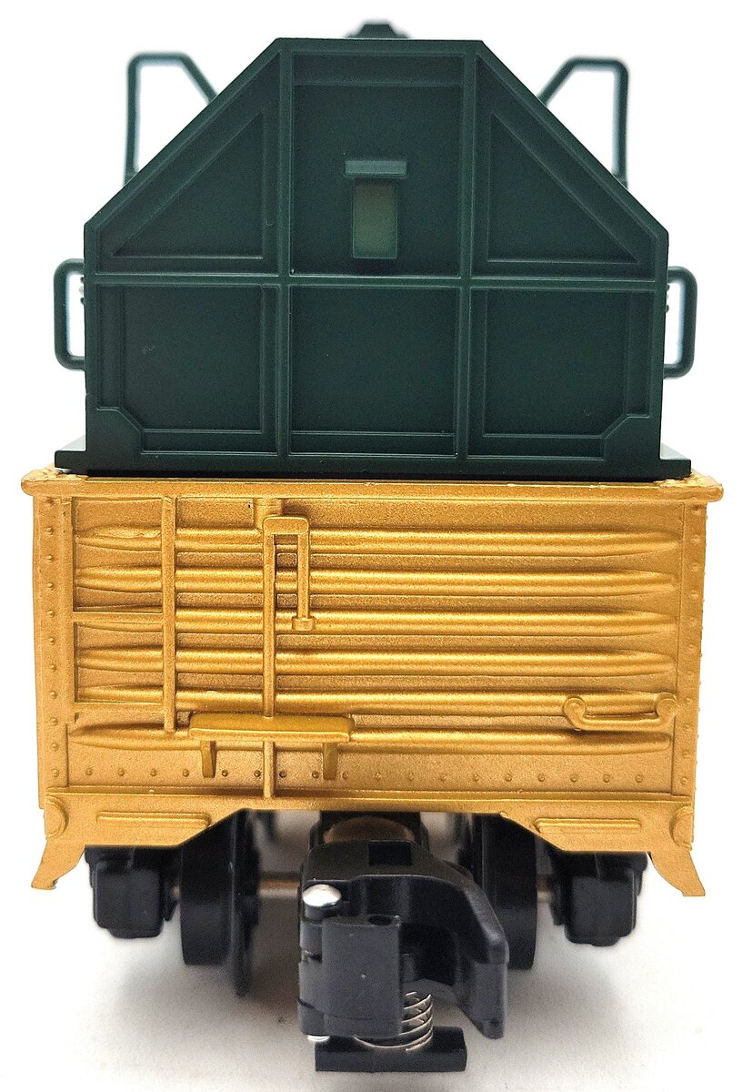 American Flyer 6-48572 S Gauge Naughty or Nice Gondola with Coil Covers LN/Box