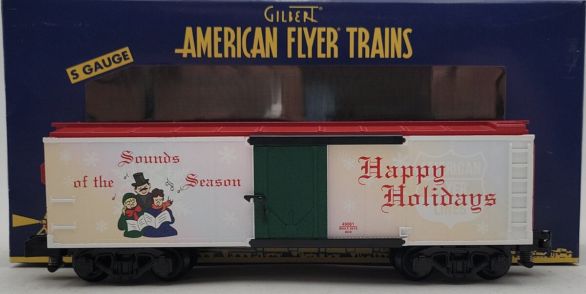 American Flyer 6-49061 S Scale Christmas Music Reefer EX/Box