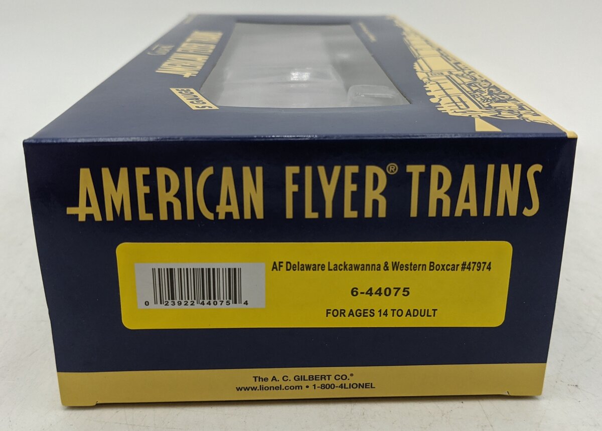 American Flyer 6-44075 S Delaware, Lackawanna and Western Boxcar #47974 NIB