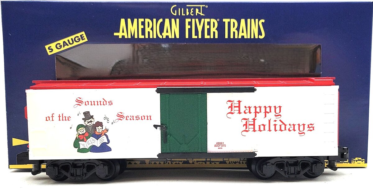 American Flyer 6-49061 S Scale Christmas Music Reefer LN/Box