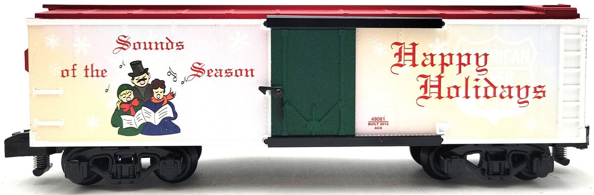 American Flyer 6-49061 S Scale Christmas Music Reefer LN/Box