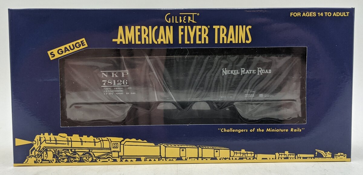 American Flyer 6-44051 S Nickel Plate Road American Flyer 3-Bay Hopper #78126 NIB