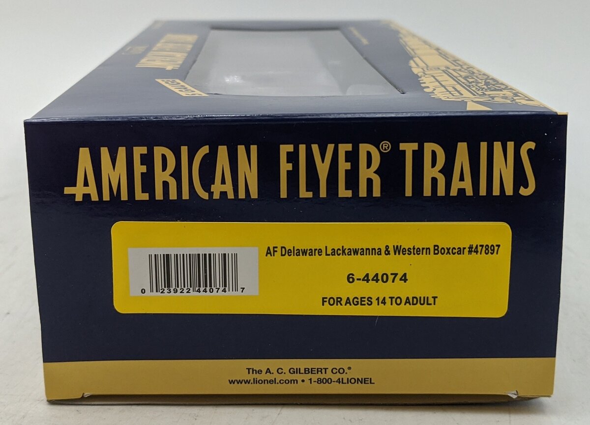 American Flyer 6-44074 S Delaware, Lackawanna & Western Boxcar #47897 NIB