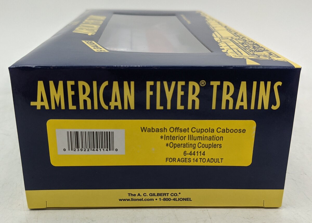 American Flyer 6-44114 S Wabash Offset Cupola Caboose NIB