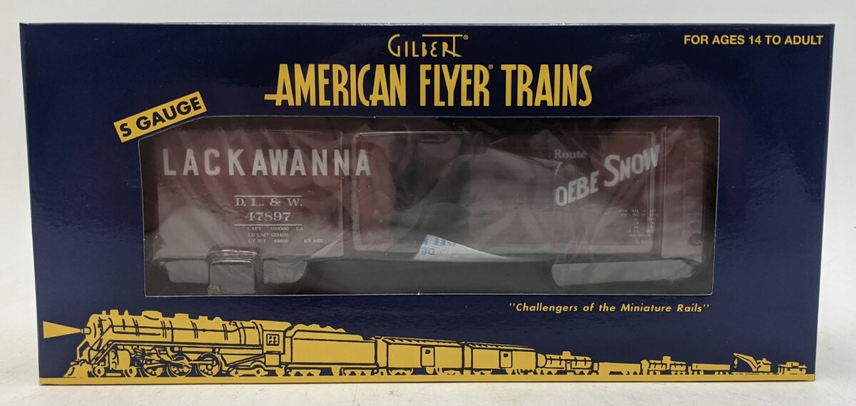 American Flyer 6-44074 S Delaware, Lackawanna & Western Boxcar #47897 NIB