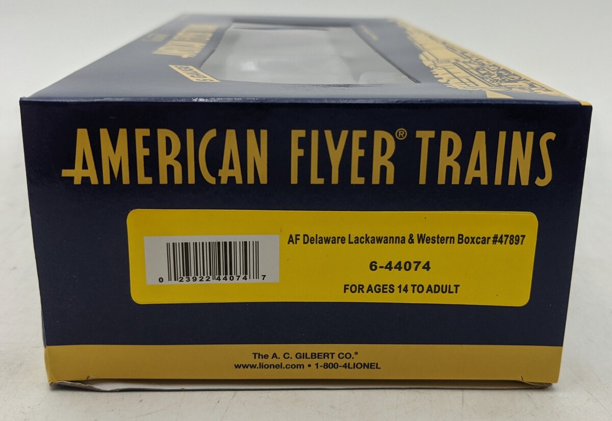 American Flyer 6-44074 S Delaware, Lackawanna & Western Boxcar #47897 NIB