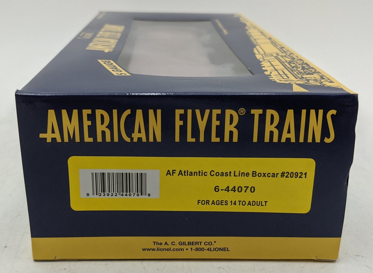 American Flyer 6-44070 S Atlantic Coast Line American Flyer Boxcar #20921