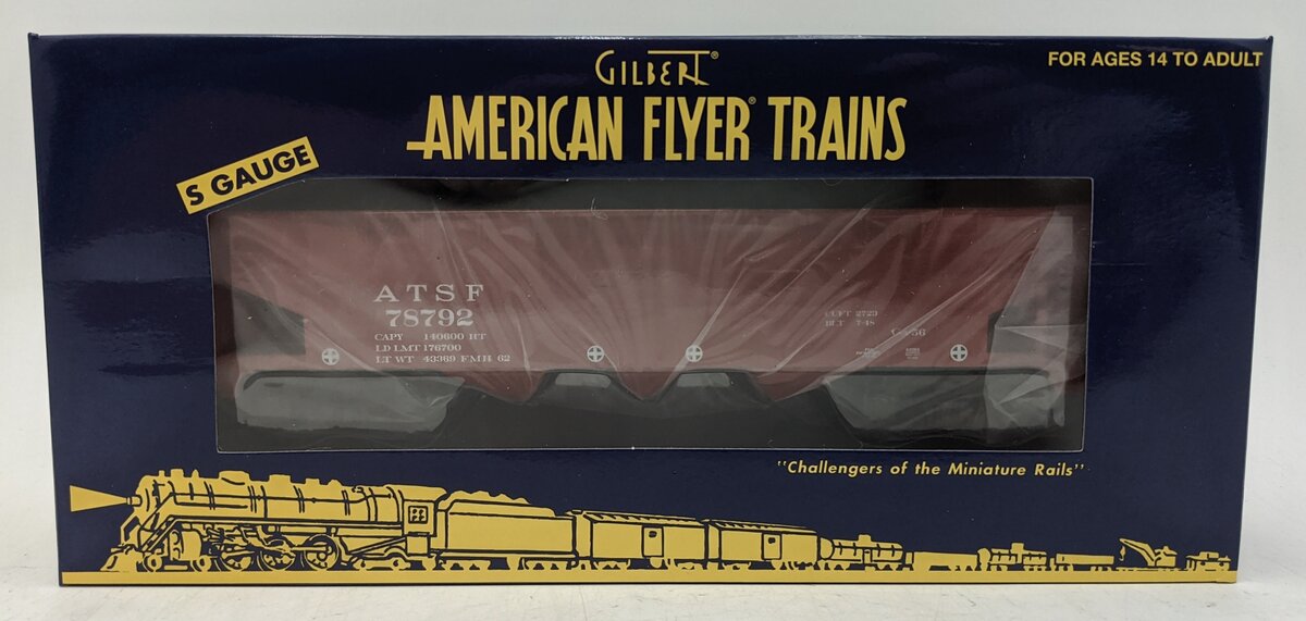 American Flyer 6-44064 S Santa Fe American Flyer 3-Bay Hopper #78792