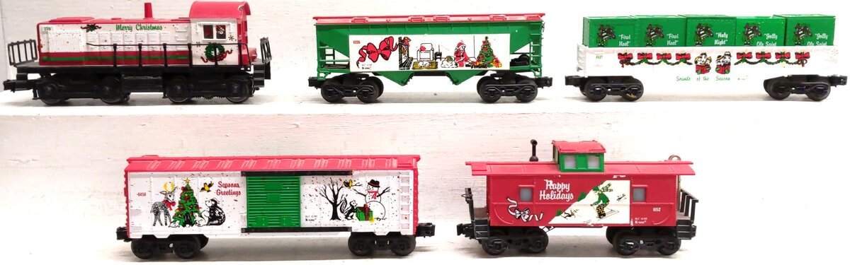 K-Line K1110 Santa's Yuletide Express O Gauge Diesel Train Set VG/Box