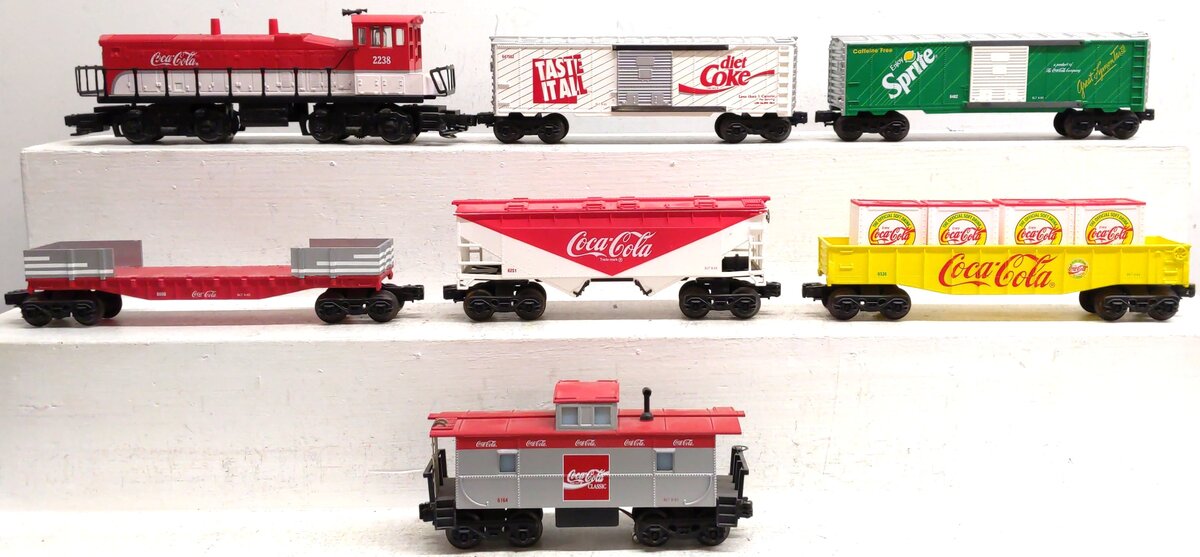 K-Line K1312 Coca-Cola O Gauge Diesel Freight Train Set VG/Box