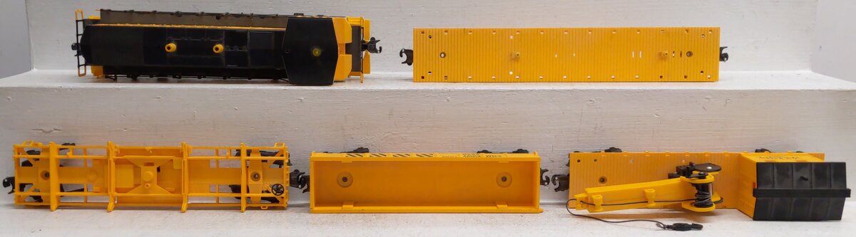 K-Line K-1305 Trackside Construction Co. O Gauge Diesel Freight Train Set EX/Box