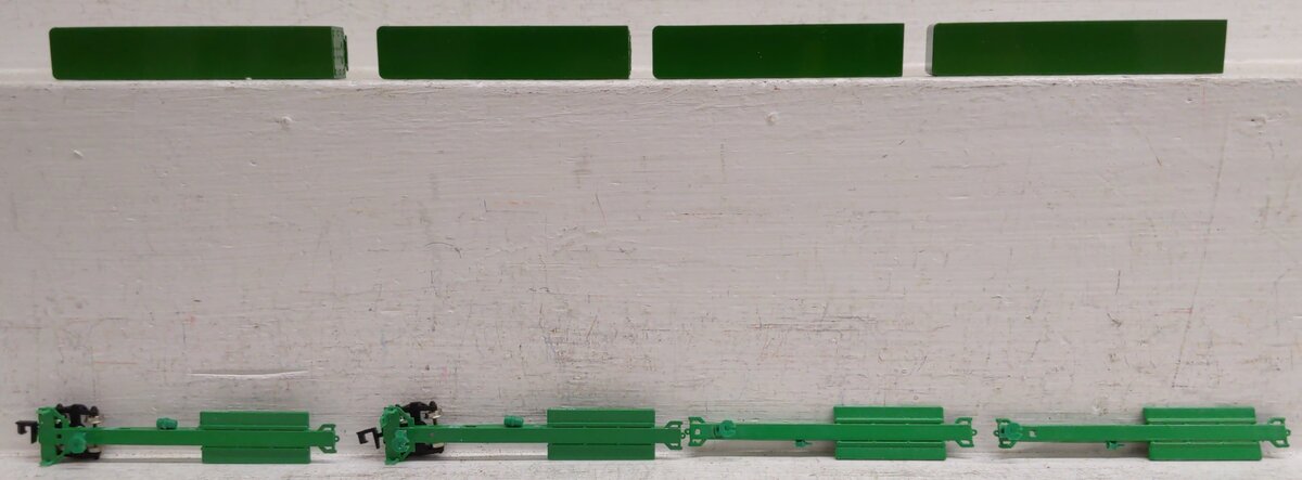 Con-Cor 0001-001902 N Scale Burlington Northern Fuel Foiler 4-Car Set EX/Box