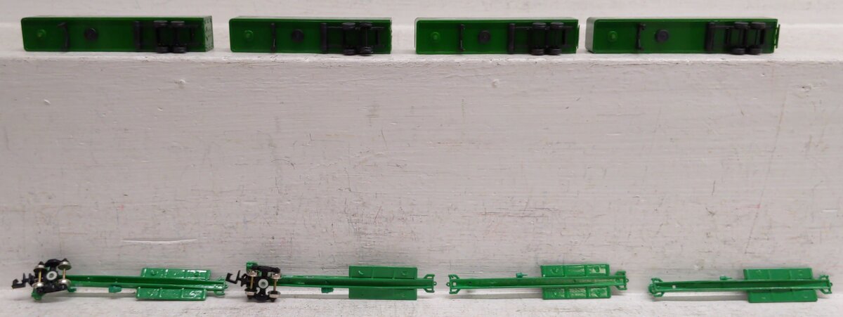 Con-Cor 0001-001902 N Scale Burlington Northern Fuel Foiler 4-Car Set EX/Box